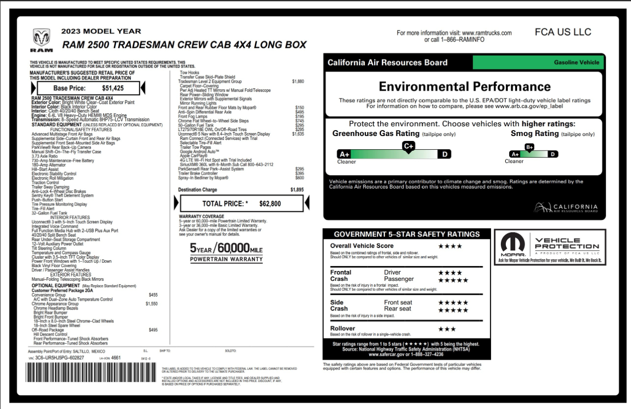 ram ram 2500 pickup 2023 3C6UR5HJ5PG602827 image ram ram 2500 pickup 2023 3C6UR5HJ5PG602827 image